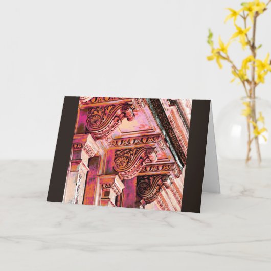 Carte Architecture de Londres (Fleur jaune)