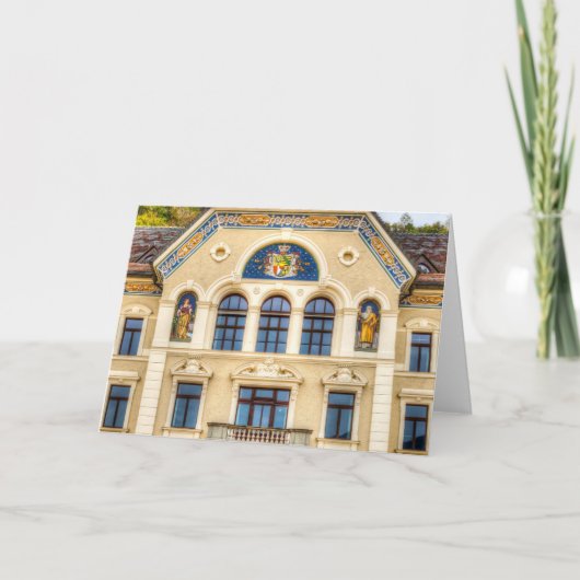 Carte Architecture du Liechtenstein (Devant)