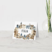 Carte Architecture en Italie (Devant)