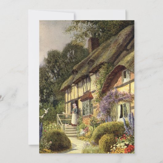 Carte Architecture vintage, maison de campagne (Devant)