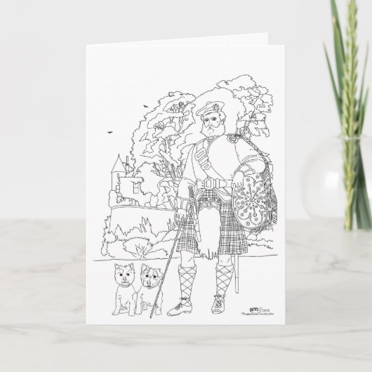 Carte Ardencaple Castle Highlands Cairn Terrier (Devant)