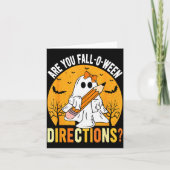Carte Are You Fall-o-ween Direction Funny Sarcastic Quot (Devant)
