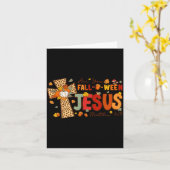 Carte Are You Fall-o-ween Jesus Fall Halloween Christian (Fleur jaune)