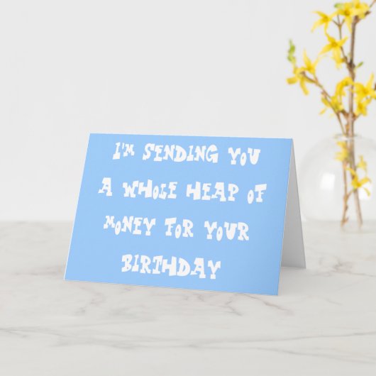 Carte Argent d'anniversaire (Fleur jaune)