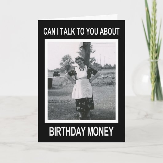 Carte Argent d'anniversaire (Devant)