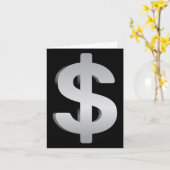 Carte Argent Et Monnaie (Fleur jaune)