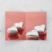 Carte argentée de coeurs (1) (Intérieur)