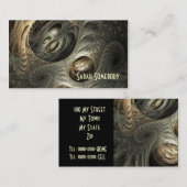 Carte argentée de profil de fractale de tunnel (Devant / Derrière)