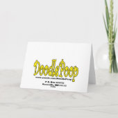 Carte argentée de vacances d'étoile (Dos)