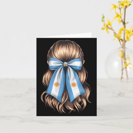 Carte Argentina Pride Argentinian Flag (Fleur jaune)