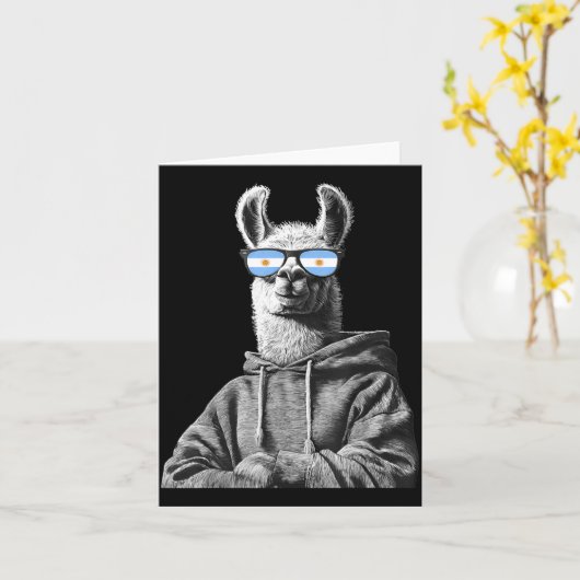 Carte Argentina Pride Argentinian Flag (Fleur jaune)