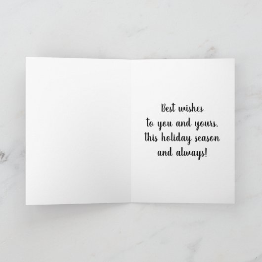 Carte Argyle Diamant Noël (Intérieur)