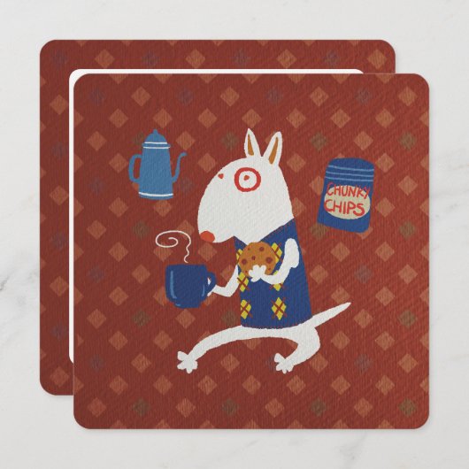 Carte Argyle doggo (Devant / Derrière)