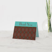 Carte ArgyleThank You (Devant)