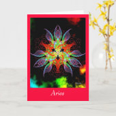 Carte Aries (Fleur jaune)