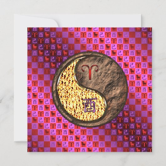 Carte Aries & Earth Rooster (Devant)