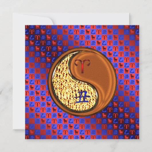 Carte Aries et bois d'ox (Devant)