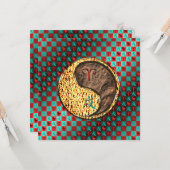 Carte Aries et Earth Dog (Devant/Arrière en situation)