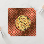 Carte Aries et rat de feu (Devant/Arrière en situation)