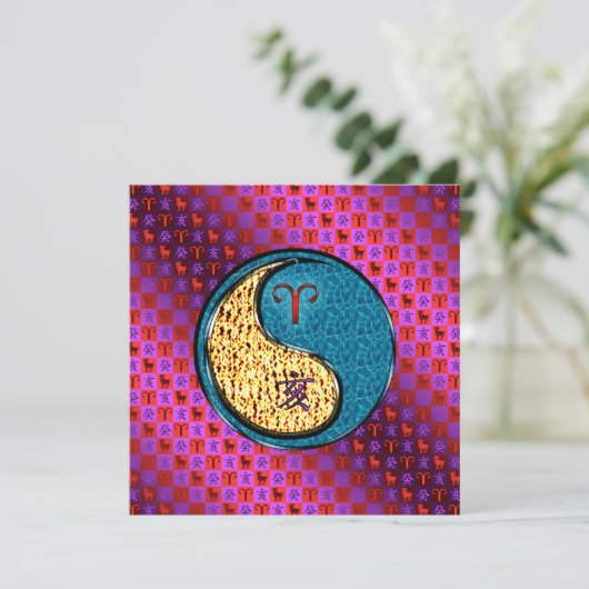 Carte Aries & Water Boar (Debout devant)