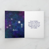 Carte Aries Zodiac Constellation Joyeux anniversaire (Intérieur)