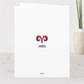 Carte Aries Zodiac / Tarjeta Aries (Dos)
