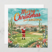 Carte Arizona Christmas in Desert Greeting card (Devant / Derrière)