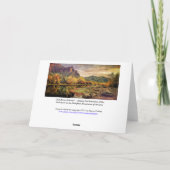 Carte Arizona River Sonoran Desert Mountains Art numériq (Dos)