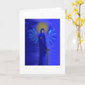 Carte Arkhangel Michael - protection divine (Fleur jaune)