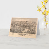 Carte Arlington Massachusetts (1884) (Fleur jaune)