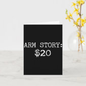Carte Arm Amputee Funny Gift Humor Missing Limb Quote  (Fleur jaune)