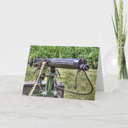 Carte Arme-machine Vickers (Devant)