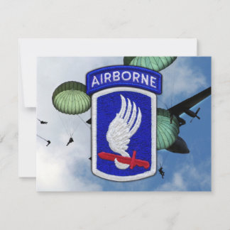 Carte armée 173e brigade aéroportée