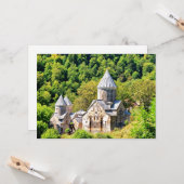 Carte Arménie - Le monastère d'Haghartsin, Dilijan (Devant/Arrière en situation)