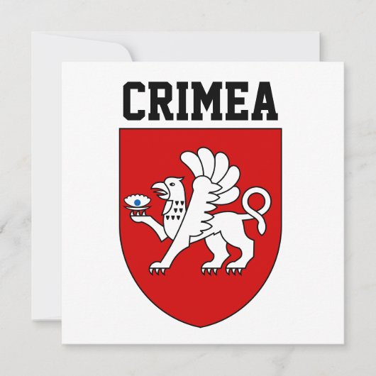 Carte Armoiries de Crimée (Devant)