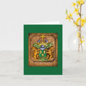 Carte Armoiries De La Famille Van Westervelt (Fleur jaune)