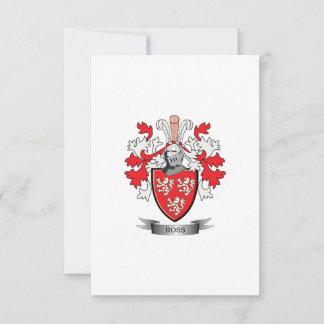 Carte Armoiries de Ross Family Crest