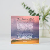 Carte Armure de Dieu, Éphésiens 6 (Debout devant)