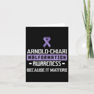 Carte Arnold Chiari Malformation Guerrier S Sensibilisat