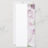 Carte Arrangement des roses mariages floraux (Dos)