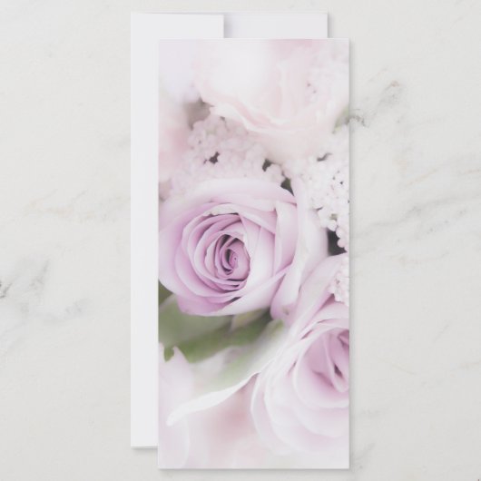 Carte Arrangement des roses mariages floraux (Devant)