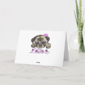 Carte Arrangement floral (Dos)
