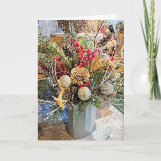 Carte Arrangement hivernal (Devant)