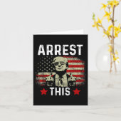 Carte Arrestation de Trump 2024 Condamné Felon Trump Arr (Fleur jaune)