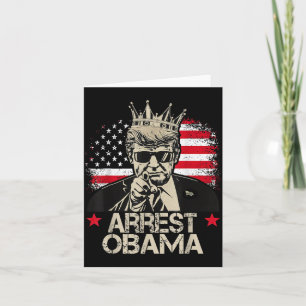 Carte Arrestation Obama Trump Arrestation Obama T-shirt.