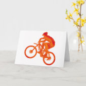 Carte Arrêt de saut de vélo (Fleur jaune)