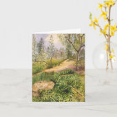 Carte Arrêté au lac Bass (Fleur jaune)