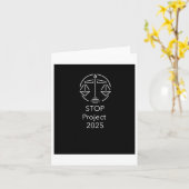 Carte Arrêter le graphique du projet 2025 (Fleur jaune)