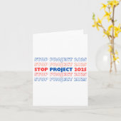 Carte Arrêter le projet 2025 13 (Fleur jaune)