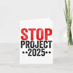 Carte Arrêter Le Projet 2025 Pour La Lutte Contre Trump